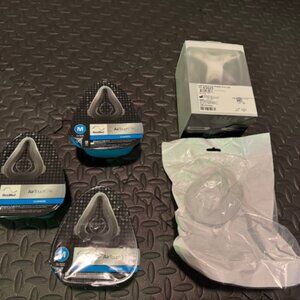 F20 Mak- (3) Med Rplcmt CPAP Mask Cushion , 1 lge F20 & 1 Lr Frme Sys